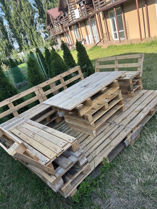 Садовая мебель из палетов