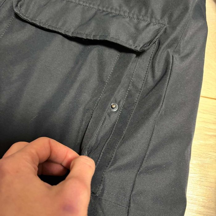 Куртка парка зимова  для хлопчика чорна, 140 розмір