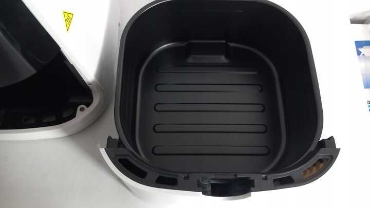 Frytkownica beztłuszczowa BIAŁA air fryer 1900W 7L - Smart