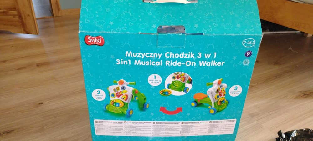 Muzyczny rowerek 3w1