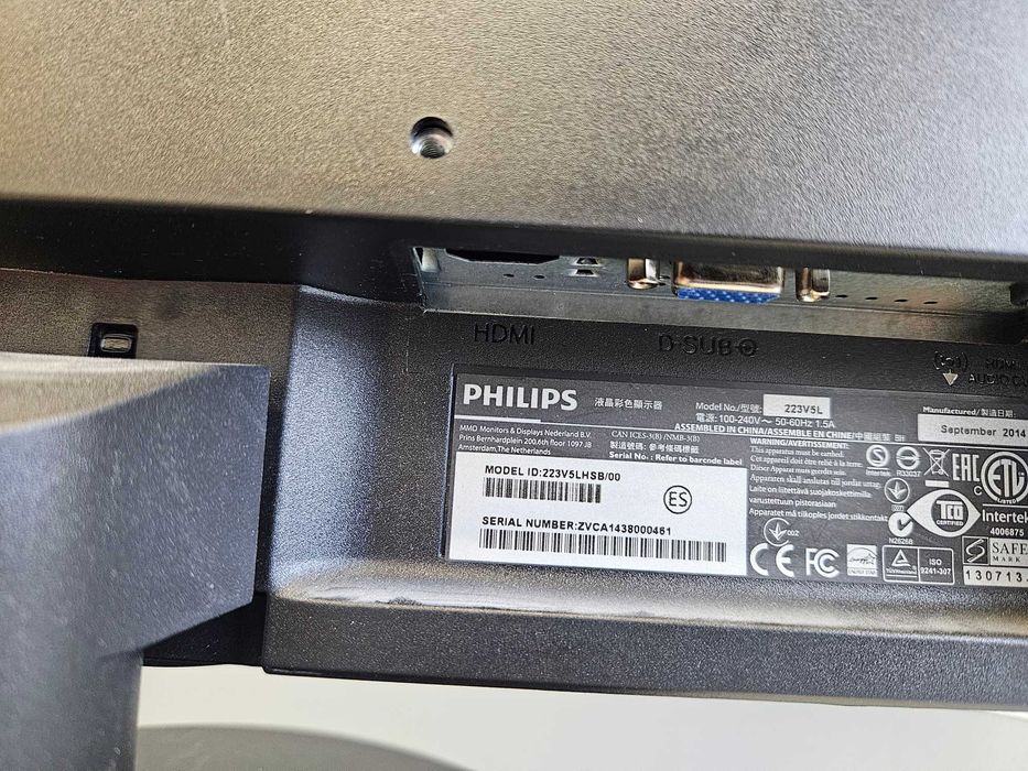 Monitor Philips 223V5L , Full HD (1920x1080) , FV23%
