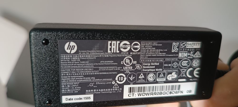 Carregador portátil HP original