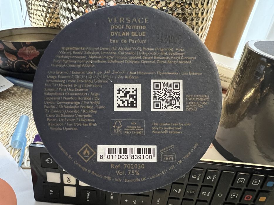 VERSACE dylan blue pour femme 50 ML EDP