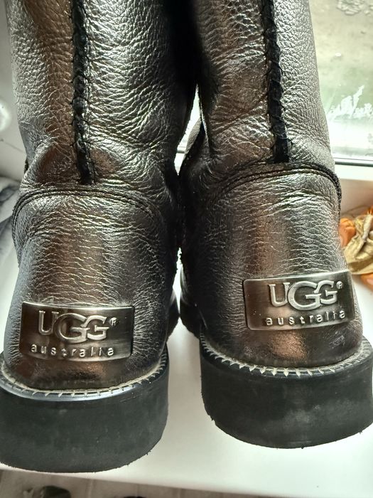 Угги женские серебристые красивые