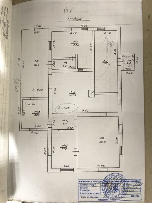 Нежитлова фасадна будівля під комерцію