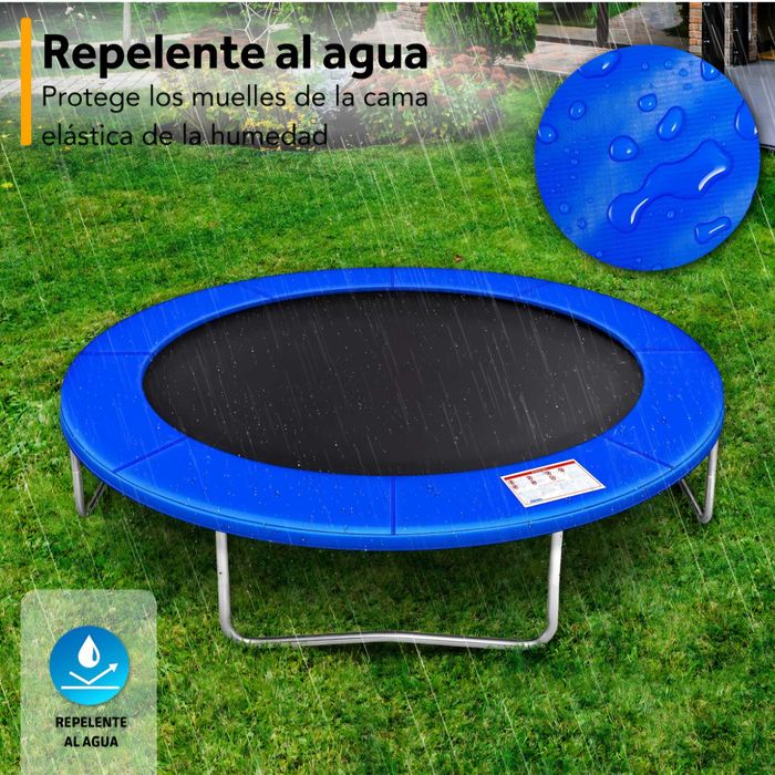 Osłona sprężyn krawędzi do trampoliny 305cm 10FT niebieska 500D PVC UV