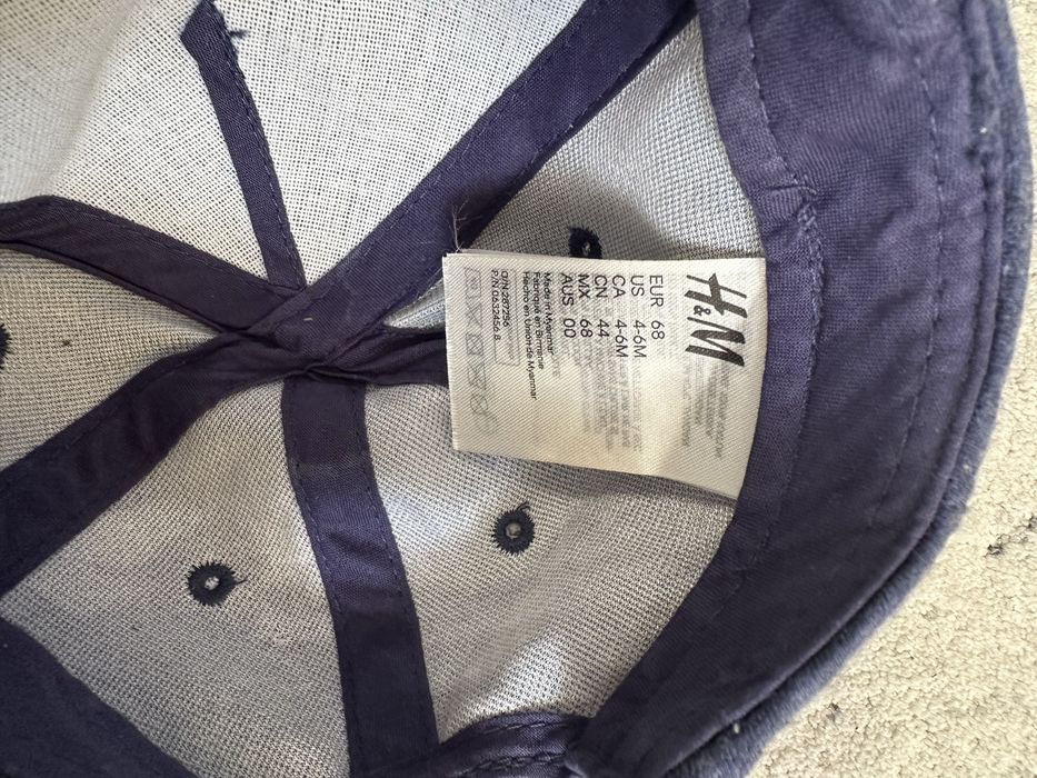 Czapka z daszkiem H&M r. 68 4-6 miesięcy