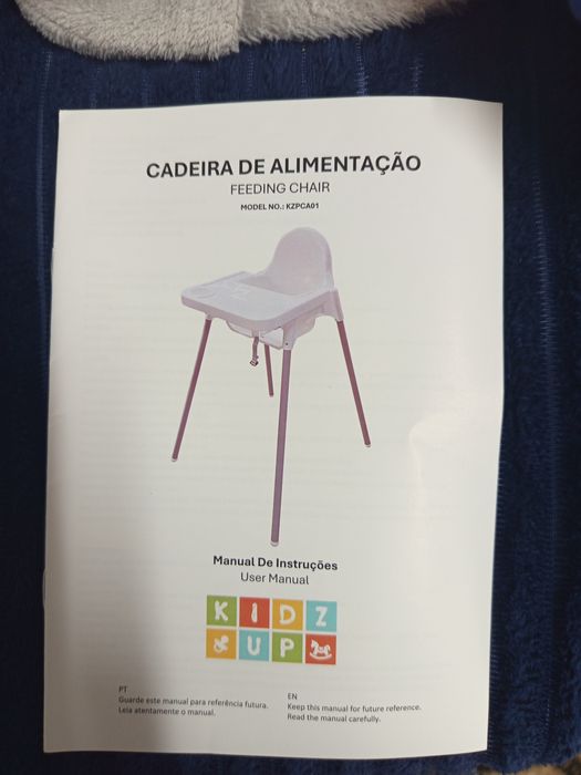 Cadeira de alimentação de bebé