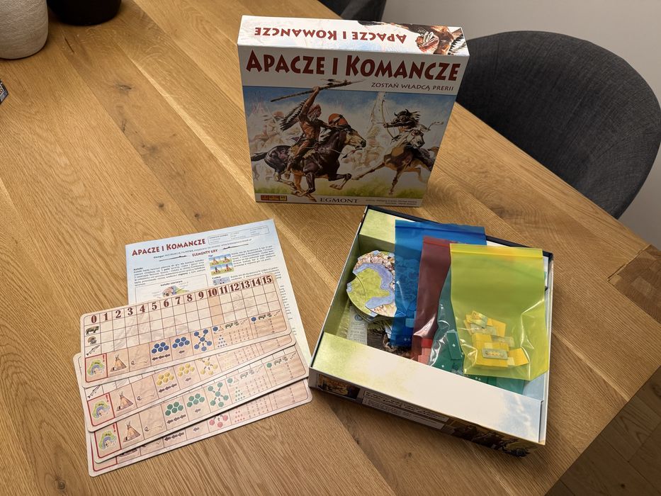 Tibet oraz Apacze i Komancze - pakiet 2 gier planszowych i gratis