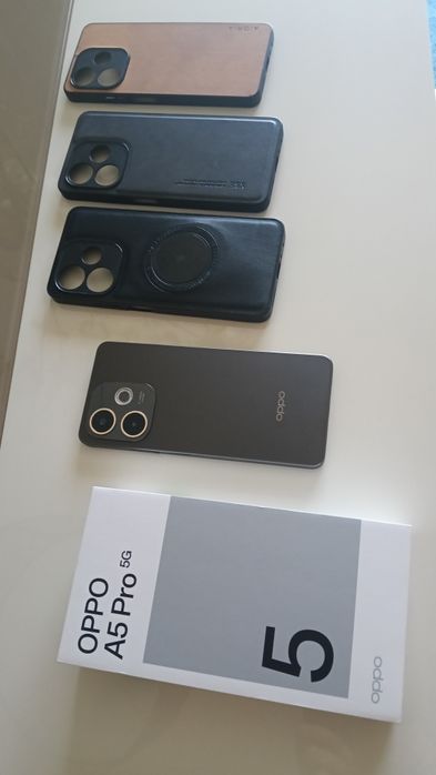OPPO A5 pro 5G , como novo, 8 de RAM , 256 GB de memória com embalagem e 3 capas