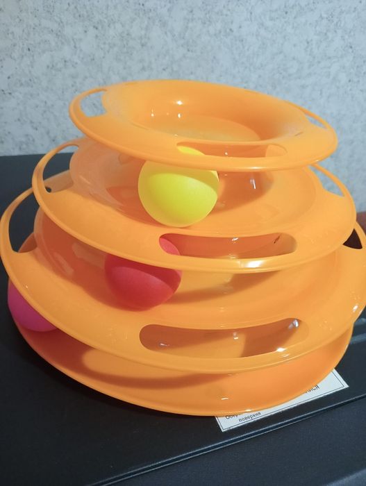 Пирамида, игрушки для котиков