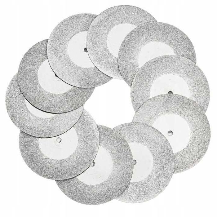 TARCZE DIAMENTOWE Tnące 22mm MINI SZLIFIERKA 10 sztuk 2 x trzpień 35mm