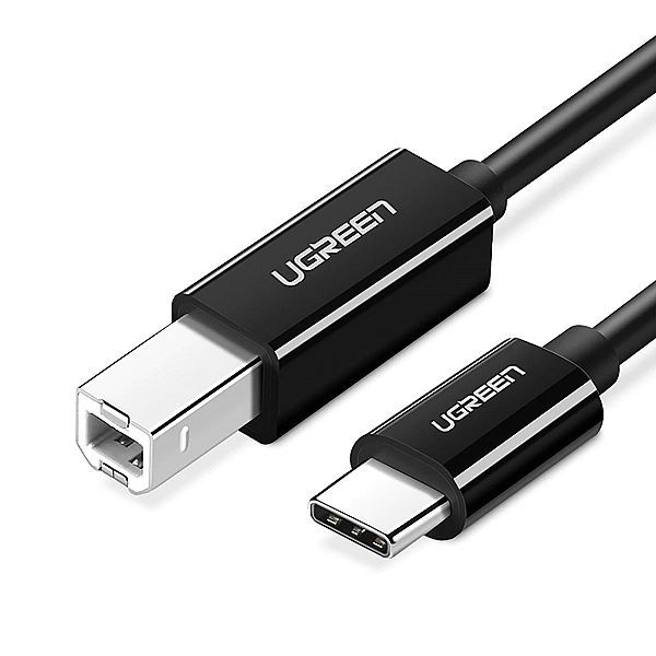 Kabel Ugreen Us370, 45034 do drukarki Usb-c / Usb-b 1m - czarny