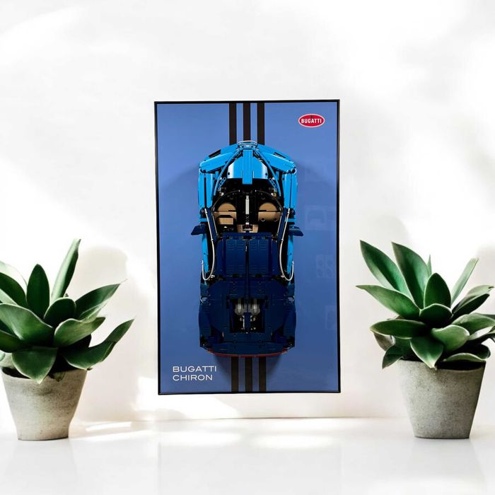 Рамка Стіну для Конструктора LEGO Technic Bugatti Chiron 42083 Технік