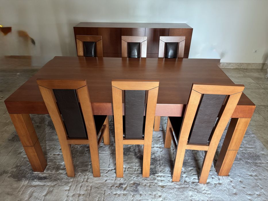 Conjunto Moveis Sala de Jantar e Sala de Estar