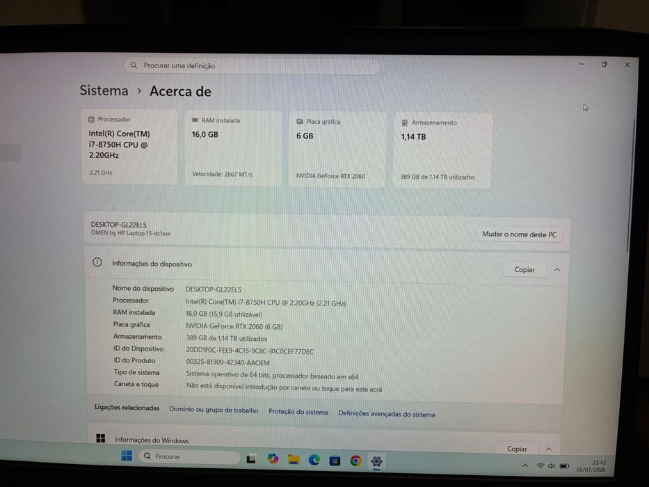 HP Omen Intel i7 + Nvidea RTX