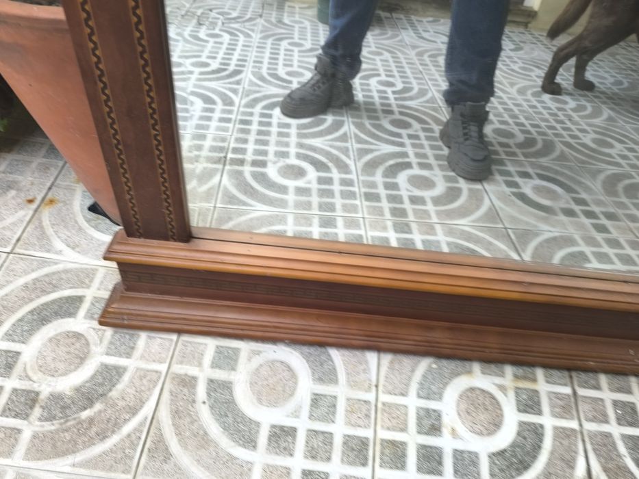 Espelho em cerejeira