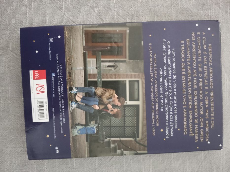 Livro A Culpa é das Estrelas