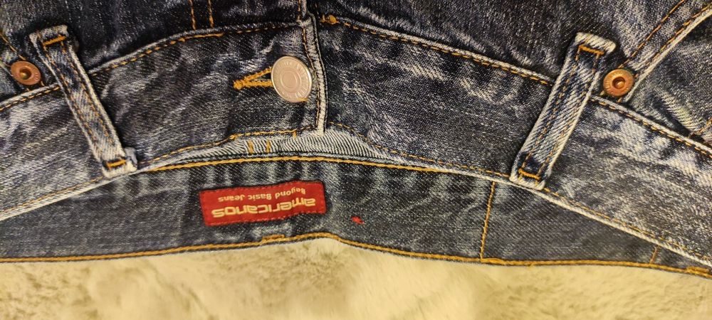 Spodnie męskie Americanos jeansowe w 36 l 32
