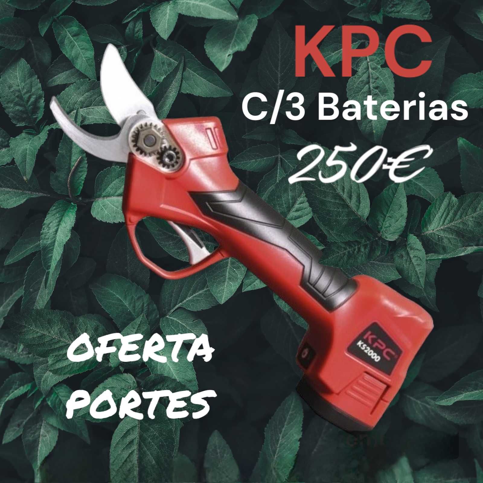 Tesoura Poda Bateria KPC KS2000 C/3 BATERIAS PROMOÇÃO