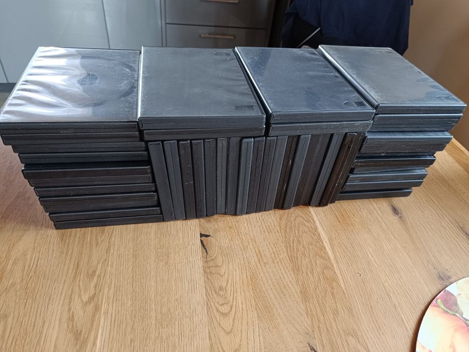 Pudełka czarne 1 x DVD - Standard - 14mm 50 sztuk