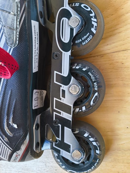 Bauer Vapor x250 4r 37.5 wkładka 235mm rolki inline hokej