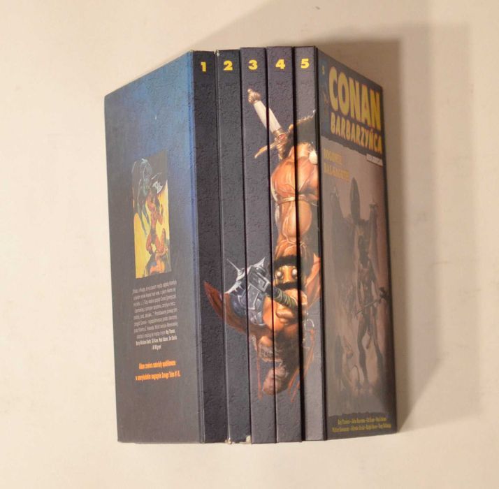 Komiksy: Conan barbarzyńca  Hachette zestaw pięciu tomów 1 -5