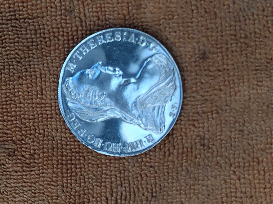 Um Thler - Maria Theresia 1780 Prata 833