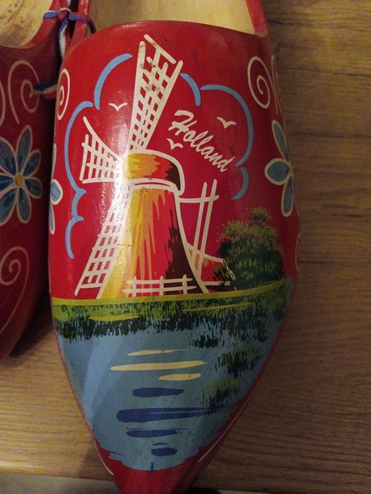 Chodaki buty drewniane klapki holenderskie