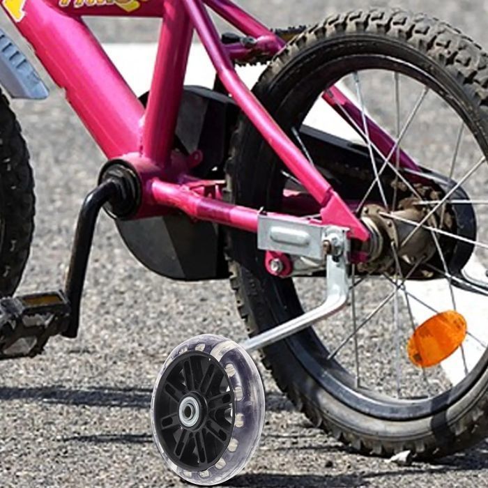 Kółka Podporowe Boczne Do Roweru 12-20" Led Świecące Kolorowe