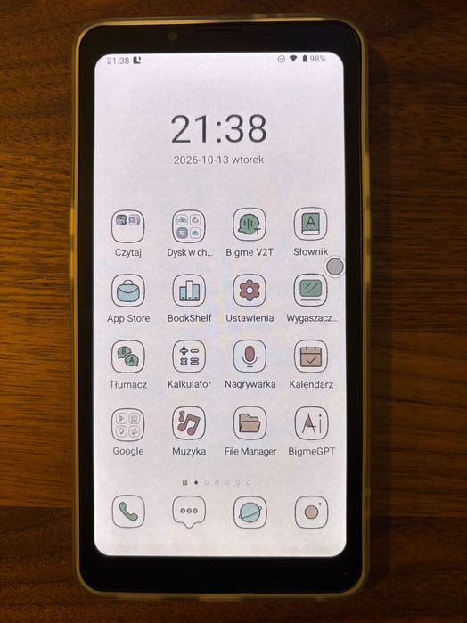Smartfon E-Ink Bigme HiBreak Pro Color 8/256GB 5G | Jak Nowy BOX + Etui