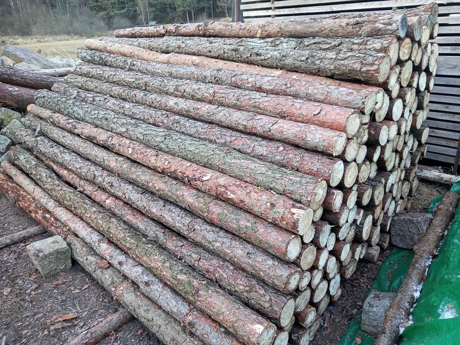 Stemple budowlane drewniane nowe z możliwością transportu