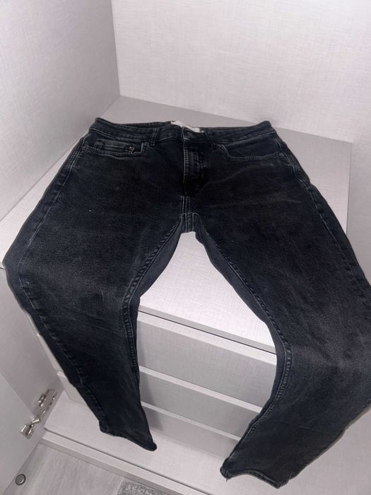 Jeans Slim Pull&Bear Pretas EUR 40 - Muito Bom Estado