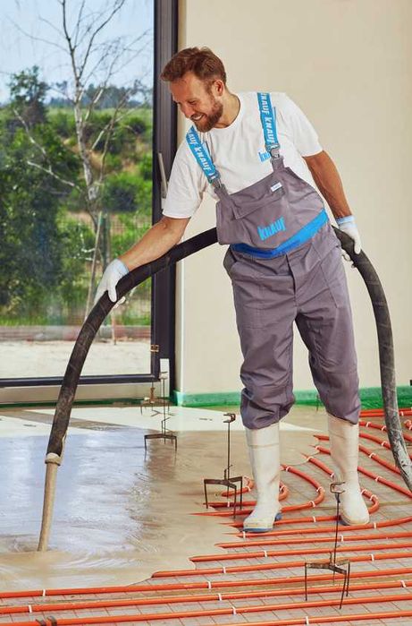 Wylewki posadzki anhydrytowe Knauf Pianobeton Styrobeton