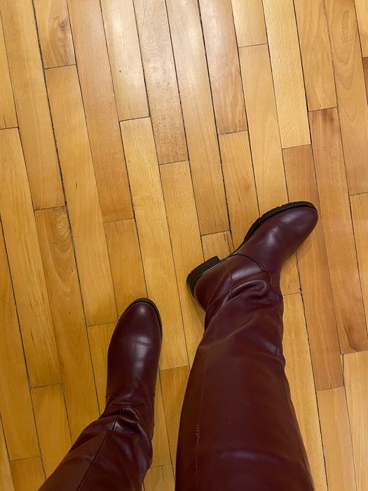 Чоботи шкіряні жіночі