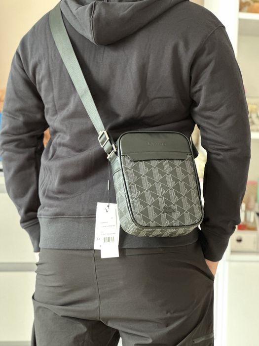 Сумка Lacoste Monogram | Crossbody Bag | мессенджер | лакоста лакосте