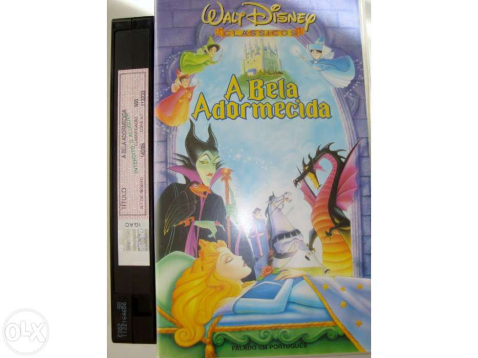 Lote filmes infantis vhs