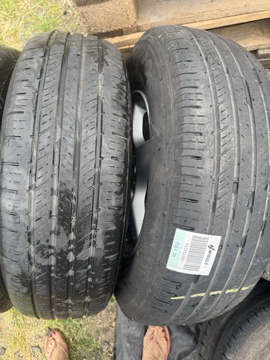 Комплект оригинал литые диски Mercedes ML r16 с резиной 225/75