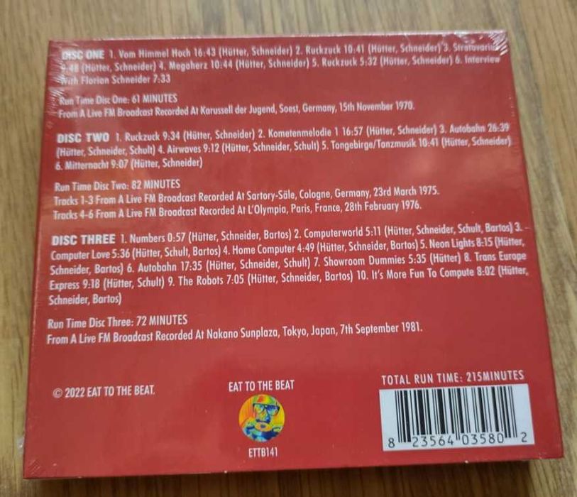 Kraftwerk - Transmission Impossible (Radio Broadcasts) - 3CD DIGIPAK