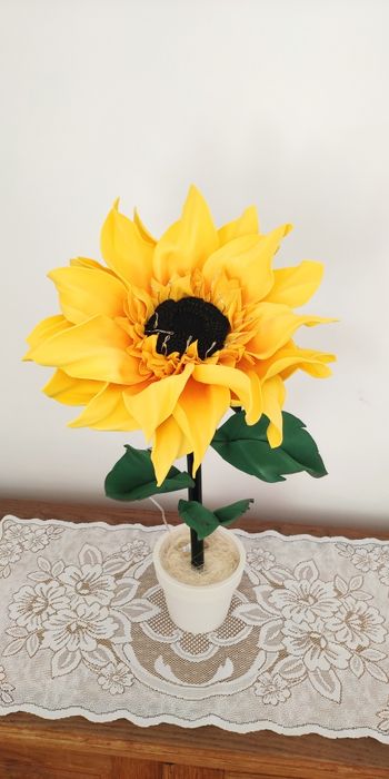 Соняшник нічник, світильник, декор