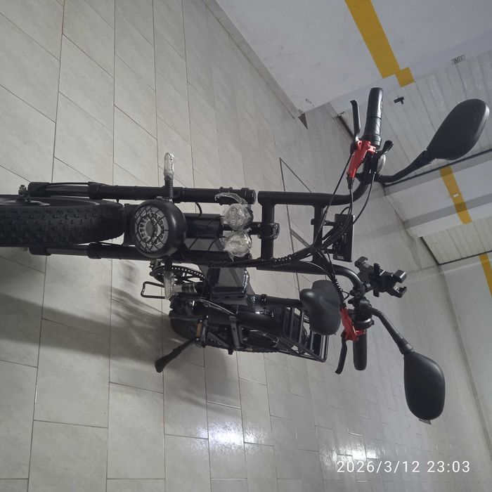 Bicicleta elétrica nova, 2 motores, 2000 W - nova.