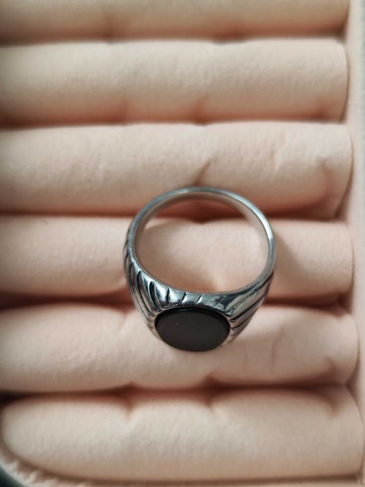 Anel em aço inoxidável premium – Tamanho 27