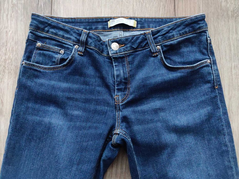 Джинсы женские Zara basic denim 38 ( Turkey) синие.