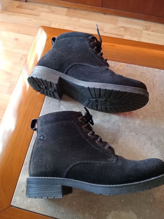 Botins camurça mulher