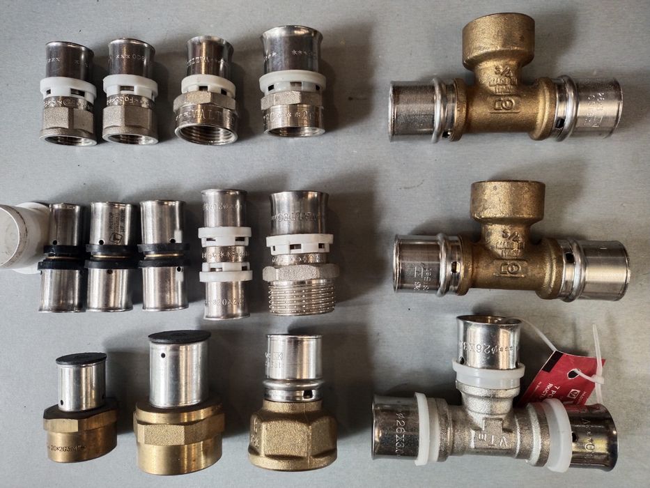 Переходник муфта угол тройник пресс фитинг