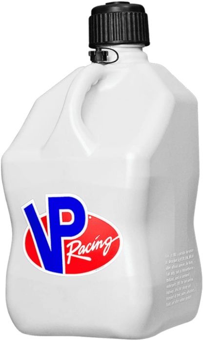 Kanister 20L VP RACING biały kwadratowy + wąż