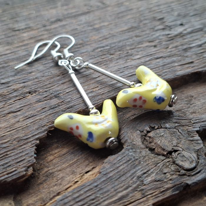 Kolczyki ceramiczne handmade