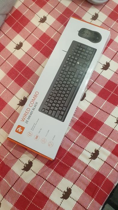 Комплект клавіатура + мишка дротова