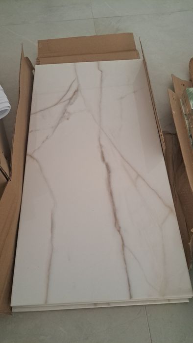 Płytki ceramiczne glazura Floris white Tubądzin (30,8cm × 60,8cm)