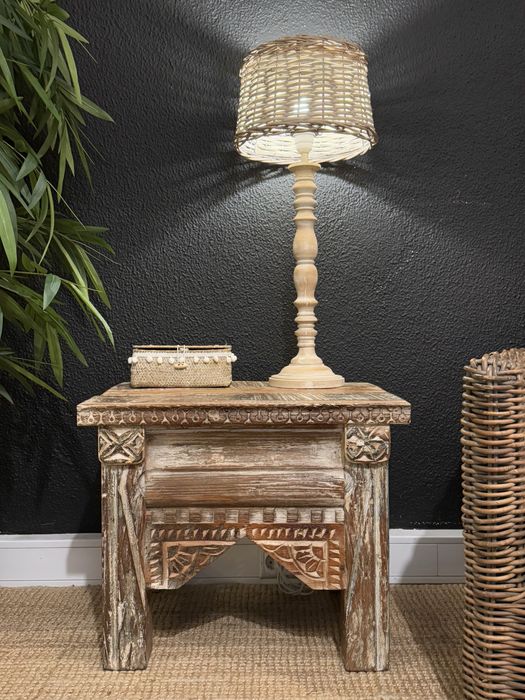 2 aparador, banco, consola, mesa, oriental, indiano, rustico